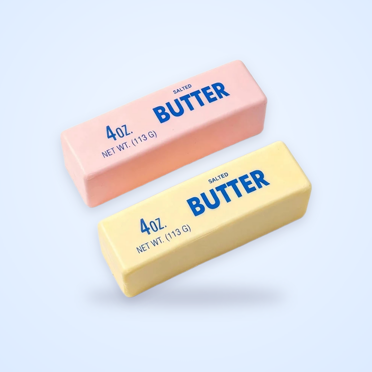 SquishJoy Butter Stick Squishy in Classic and Pink
