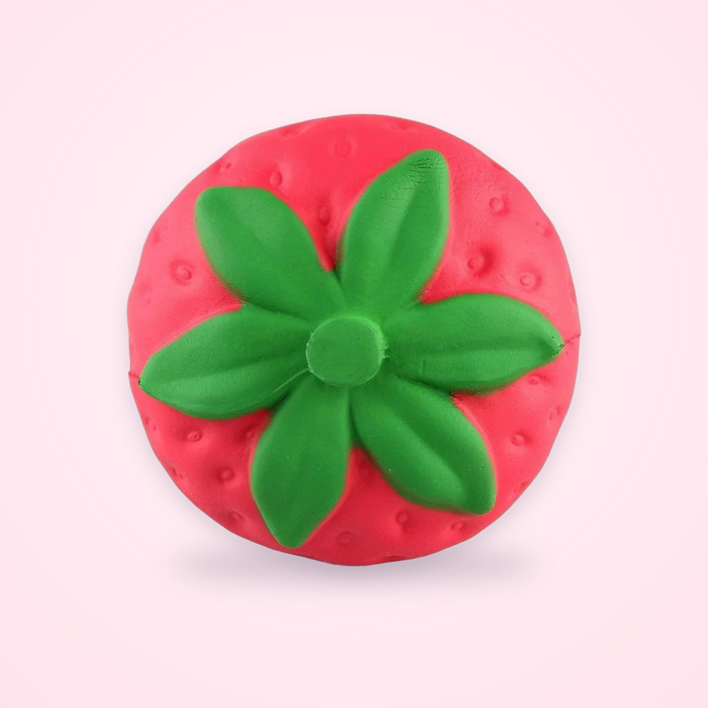 Jumbo Strawberry Squishy from above